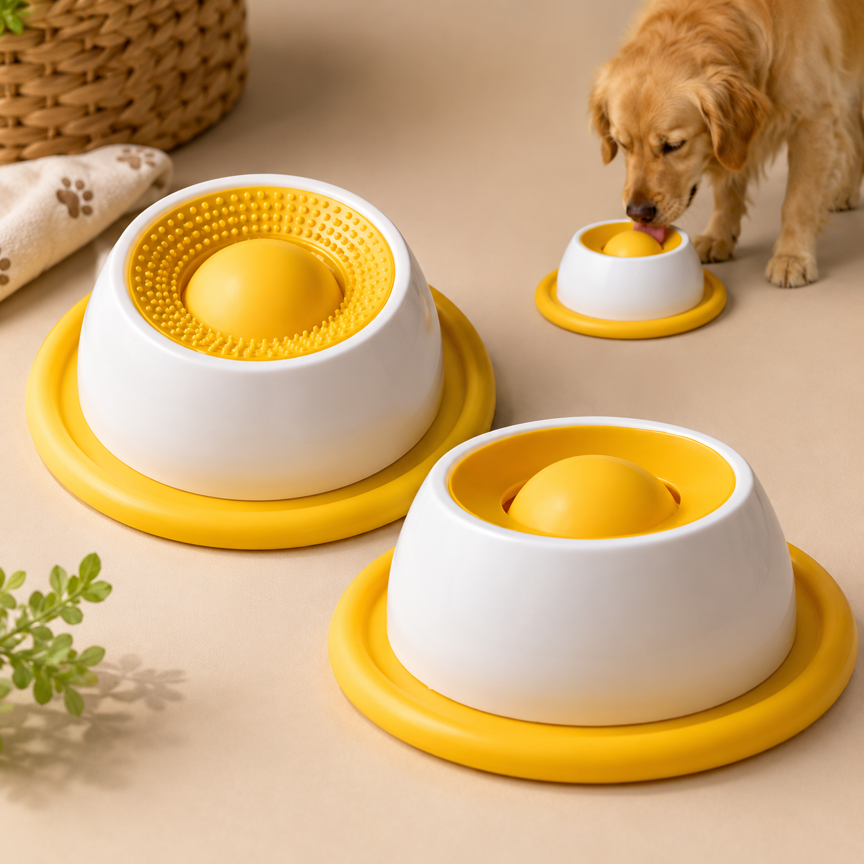 Tapis à Lécher pour Chien - Jouet Anti-Stress et Distributeur Ludique