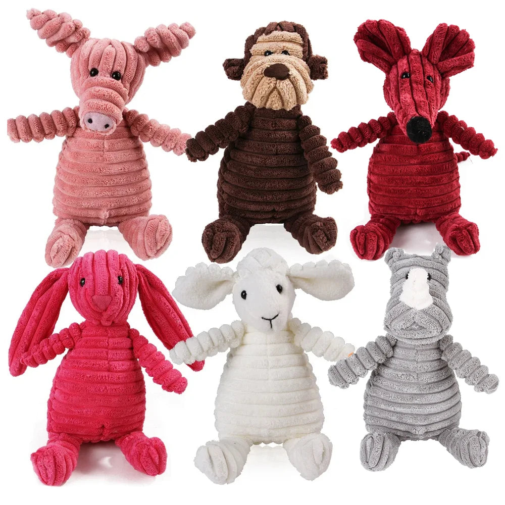 Peluche Dentaire Sonore pour Chien - Jouet à Mâcher Anti-Tartre