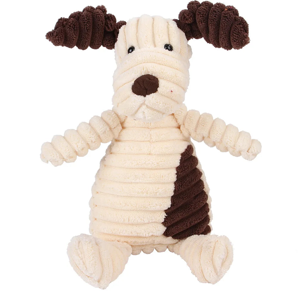Peluche Dentaire Sonore pour Chien - Jouet à Mâcher Anti-Tartre