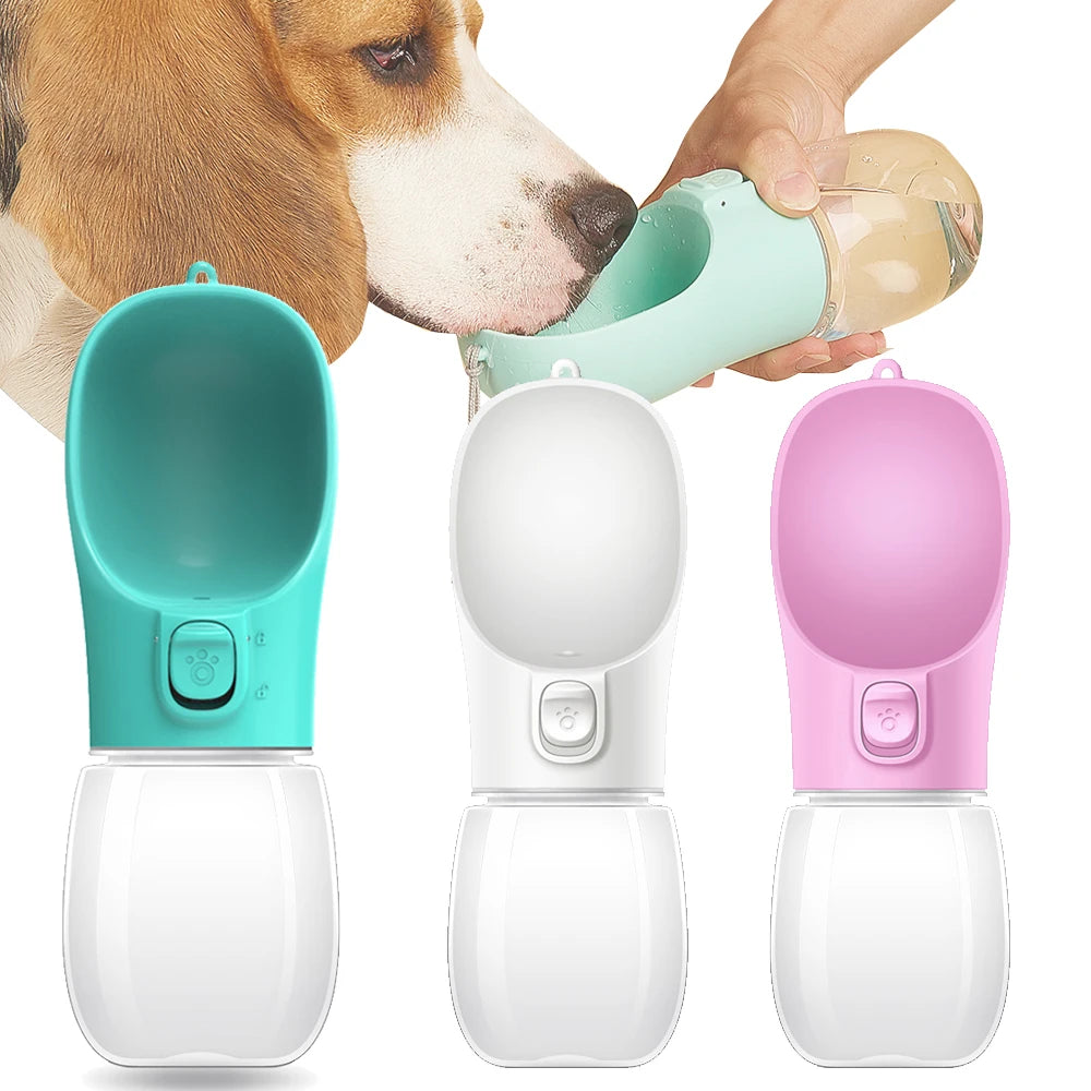 Gourde Portable Anti-Fuite pour Chien - Distributeur d'Eau Nomade