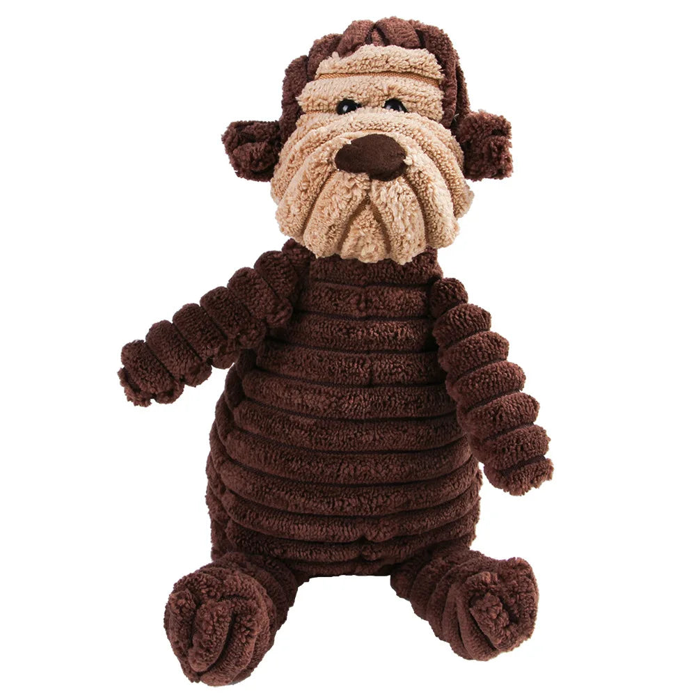 Peluche Dentaire Sonore pour Chien - Jouet à Mâcher Anti-Tartre