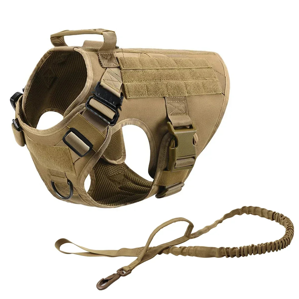 Harnais tactique pour chien, ensemble complet accessoires