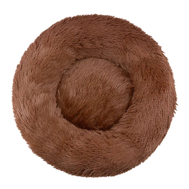Panier rond pour chien, matière extra-douce