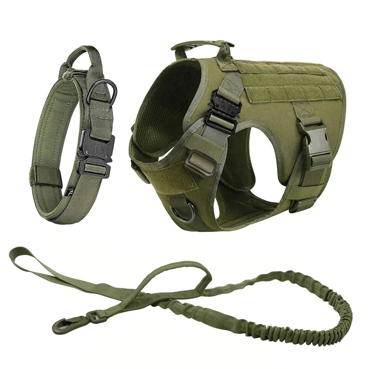 Harnais tactique pour chien, coloris camouflage