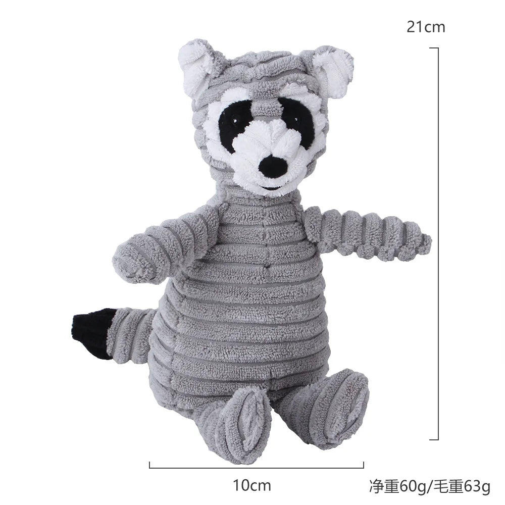 Peluche Dentaire Sonore pour Chien - Jouet à Mâcher Anti-Tartre