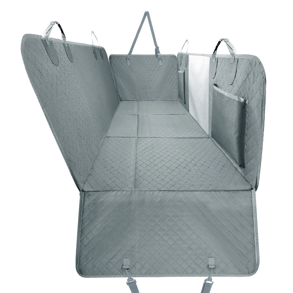 Housse de siège auto pour chien, coloris disponibles noir blanc gris