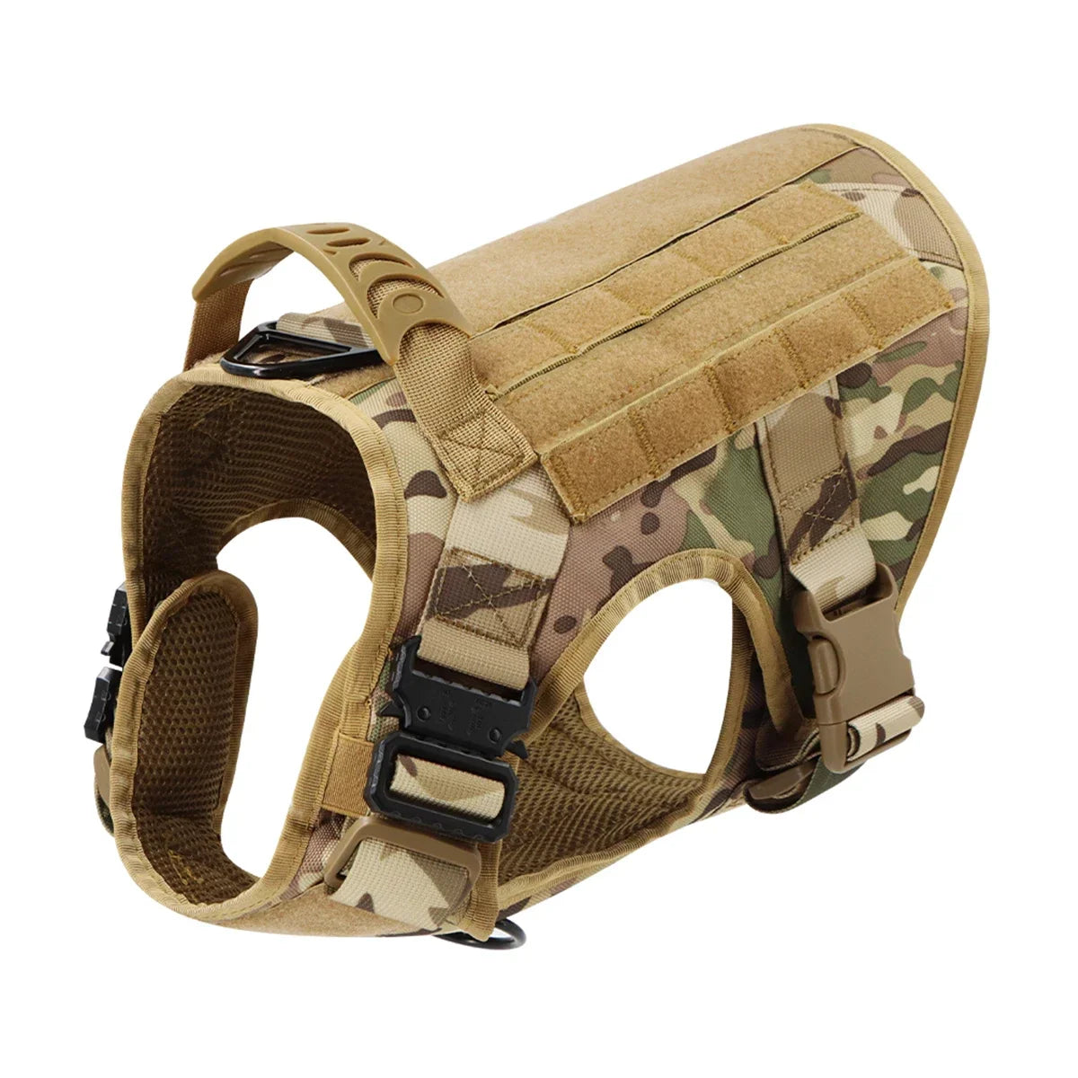 Harnais tactique pour chien, sangle poitrine ajustable