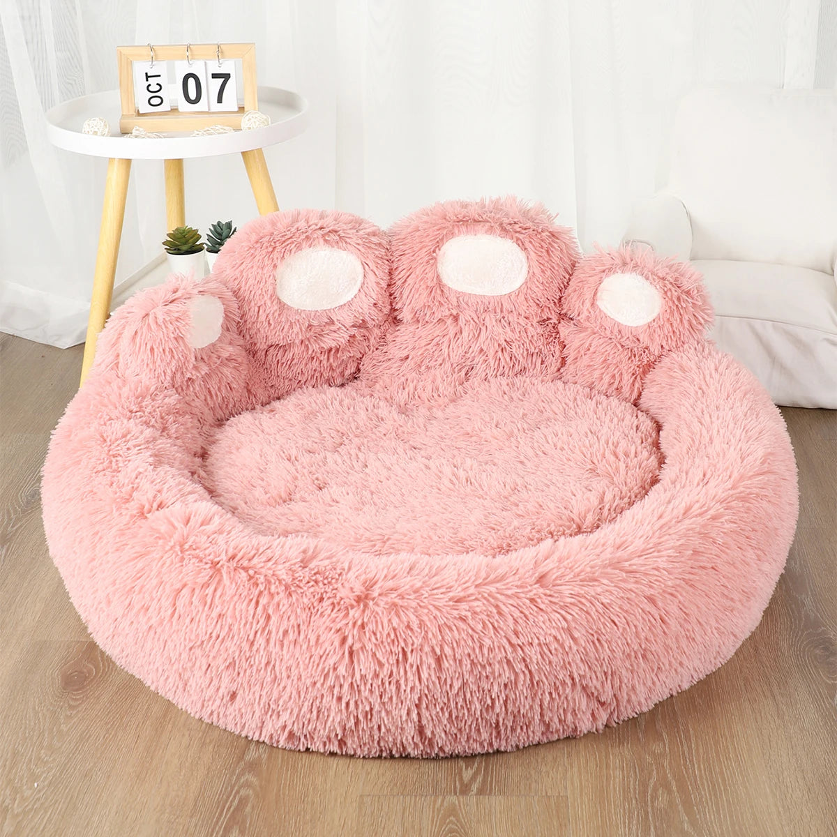 Panier Pelucheux Hiver pour Chien - Confort Douillet Grand Format
