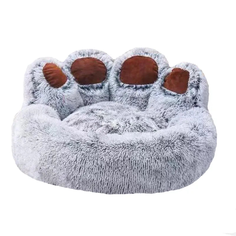 Panier Pelucheux Hiver pour Chien - Confort Douillet Grand Format