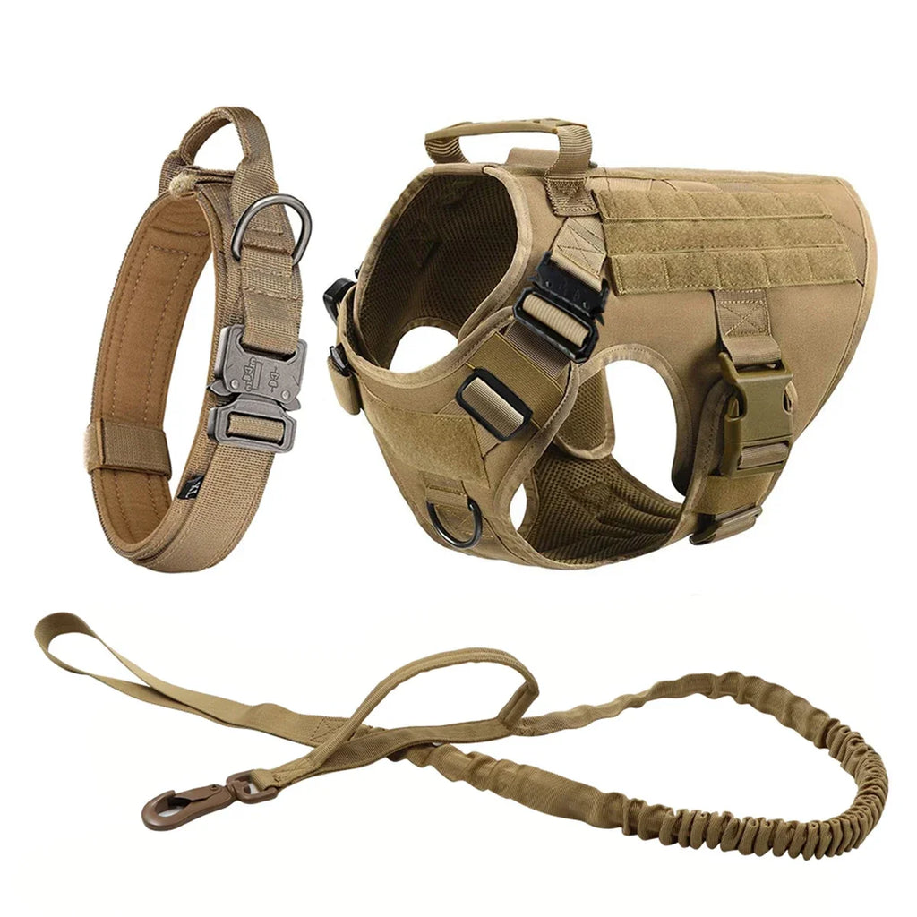 Harnais tactique pour chien, matière nylon 1050D