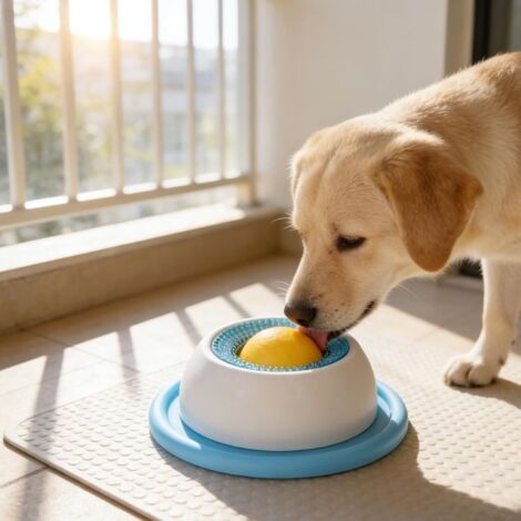 Tapis à Lécher pour Chien - Jouet Anti-Stress et Distributeur Ludique